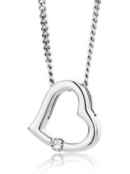 Revoni Złoty naszyjnik z diamentem - dł. 45 cm rozmiar: onesize. Szare naszyjniki damskie Revoni, złote. Za 1,522.99 zł.