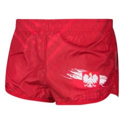 Szorty do biegania męskie spodenki biegowe EXTREME HOBBY POLSKA PRIME. Czerwone szorty męskie EXTREME HOBBY, bez wzorów, z materiału, klasyczne. Za 149.00 zł.