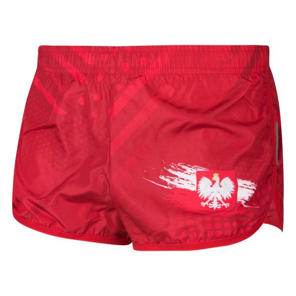 Szorty do biegania męskie spodenki biegowe EXTREME HOBBY POLSKA PRIME. Czerwone szorty męskie EXTREME HOBBY, z materiału, bez kołnierzyka. Za 149.00 zł.