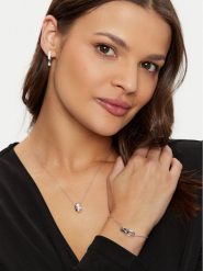 Guess Bransoletka JSBB04 551JW Srebrny. Szare bransoletki damskie Guess, metalowe. Za 269.99 zł.