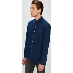 Levi's - Koszula. Niebieskie koszule męskie Levi's, m, bez wzorów, z bawełny, bez kołnierzyka, bez ramiączek. W wyprzedaży za 119.90 zł.
