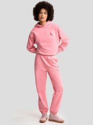 BIG STAR Spodnie dresowe w kolorze jasnoróżowym rozmiar: XL. Różowe spodnie dresowe damskie Big Star, xl, bez wzorów, z bawełny. Za 72.99 zł.