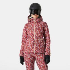 Damska kurtka narciarska Helly Hansen St. Moritz 2.0. Czerwone kurtki damskie Helly Hansen, bez wzorów, bez kaptura, narciarskie. W wyprzedaży za 2,573.50 zł.