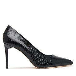 Szpilki Marciano Guess. Czarne szpilki Marciano Guess, z aplikacjami, bez obcasa. Za 989.99 zł.