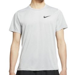 Koszulka sportowa męska Nike Pro Dri-FIT. Szare t-shirty sportowe męskie Nike, l, bez ramiączek, dri-fit (nike). Za 144.00 zł.