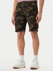 Quiksilver Szorty materiałowe Crucial Battle Cargo EQYWS03881 Khaki Regular Fit. Brązowe szorty męskie Quiksilver, z bawełny, bez kołnierzyka. Za 259.99 zł.