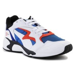 Buty Puma Prevail M 386569-01 białe. Białe buty sportowe na co dzień męskie z materiału, bez zapięcia. Za 681.40 zł.