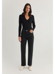 MAVI Sweter w kolorze czarnym rozmiar: XL. Czarne swetry klasyczne damskie MAVI, xl, prążkowane, bez kołnierzyka. Za 119.95 zł.