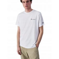 Koszulka sportowa Męska Champion. Białe t-shirty sportowe męskie CHAMPION, m, bez ramiączek. Za 129.00 zł.