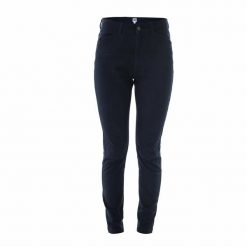 Spodnie wąskie damskie Snap Climbing. Czarne spodnie materiałowe damskie SNAP CLIMBING, bez wzorów, z bawełny, eleganckie, z podwyższonym stanem. Za 308.00 zł.