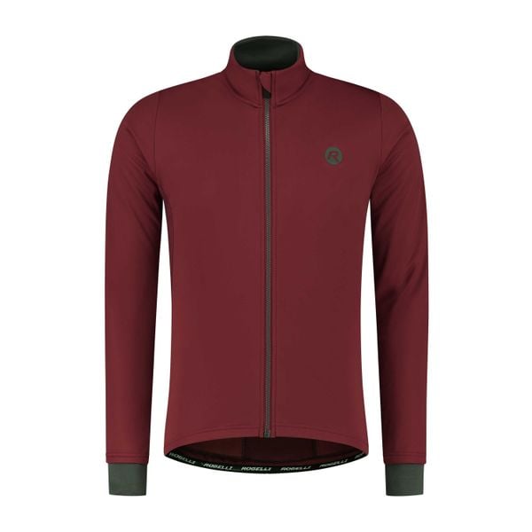 Kurtka rowerowa męska Rogelli ESSENTIAL softshell. Czerwone kurtki męskie Rogelli, m, bez wzorów, z softshellu, bez kaptura. W wyprzedaży za 225.00 zł.
