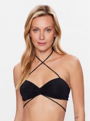 Patrizia Pepe Góra od bikini 2I0112/J101-K103 Czarny. Czarne bikini damskie Patrizia Pepe, bez wzorów. Za 219.99 zł.