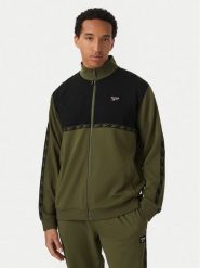 Reebok Bluza Artek RK25726CCM Zielony ciemny Regular Fit. Zielone bluzy bez kaptura męskie Reebok, m, z syntetyku. Za 299.99 zł.
