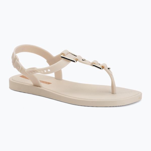 Sandały damskie Ipanema Class Urbane. Brązowe sandały damskie Ipanema, bez wzorów, z materiału, bez obcasa. Za 129.99 zł.