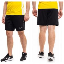 Spodenki treningowe męskie Nike Academy 25. Szorty męskie Nike, ze skóry, bez kołnierzyka. Za 72.99 zł.