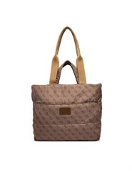Guess Torba do wózka H6YZ20 W2776 Brązowy. Brązowe torebki klasyczne damskie Guess, z aplikacjami, z materiału, bez dodatków. Za 394.99 zł.