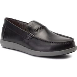Mokasyny GEOX - U Yooking A U924NA 00043 C9999 Black. Czarne mokasyny męskie Geox, z materiału. W wyprzedaży za 259.00 zł.