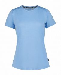 Damska koszulka sportowa Rukka Ylakartti. Niebieskie bluzki sportowe damskie RUKKA, s, z materiału, bez kołnierzyka, bez ramiączek. Za 114.00 zł.