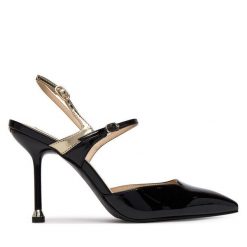 Szpilki Liu Jo. Czarne szpilki Liu Jo, bez wzorów, bez obcasa. Za 679.99 zł.