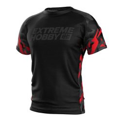 Koszulka Techniczna Sportowa Męska EXTREME HOBBY BLACK PANTHER. Czarne t-shirty sportowe męskie EXTREME HOBBY, m, z elastanu, bez ramiączek, do biegania. Za 149.00 zł.