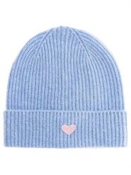 Zwillingsherz Kaszmirowa czapka beanie w kolorze niebieskim rozmiar: onesize. Niebieskie czapki zimowe damskie Zwillingsherz, z kaszmiru. Za 242.13 zł.