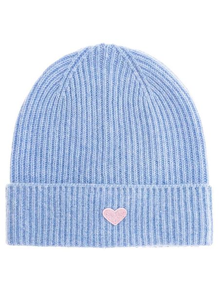 Zwillingsherz Kaszmirowa czapka beanie w kolorze niebieskim rozmiar: onesize. Niebieskie czapki zimowe damskie Zwillingsherz, z kaszmiru. Za 242.13 zł.