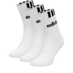 Skarpety długie adidas. Białe skarpetki męskie Adidas, bez wzorów. Za 49.99 zł.