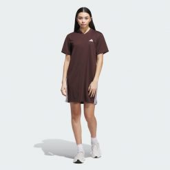 Sukienka Sport Craft Shift. Brązowe sukienki damskie Adidas, xs, bez wzorów, sportowe, bez kołnierzyka, bez ramiączek, sportowe. W wyprzedaży za 142.35 zł.