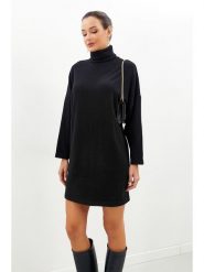 LA Angels Sukienka w kolorze czarnym rozmiar: XL. Czarne sukienki damskie LA Angels, na co dzień, xl, bez wzorów, bez kołnierzyka, bez ramiączek, mini, proste. Za 144.58 zł.