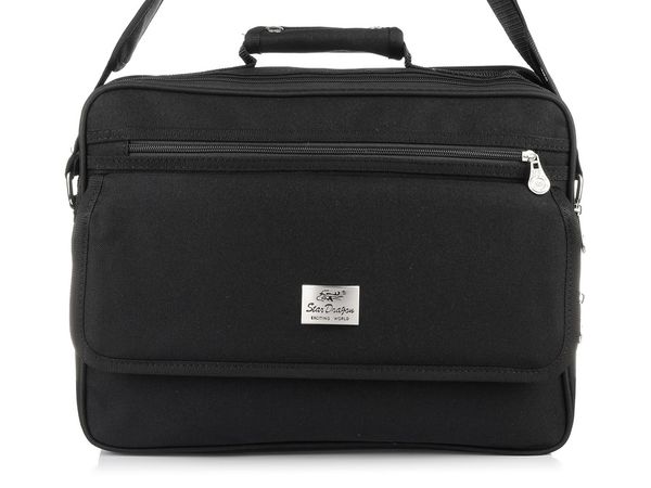 SOLIDNA Torba męska kodura laptop pasek regulowany Star Dragon W94. Paski męskie bez wzorów, retro. Za 129.99 zł.