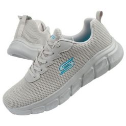 Buty Skechers 118106/LTGY szare. Szare buty sportowe na co dzień męskie z materiału, bez zapięcia. Za 363.73 zł.