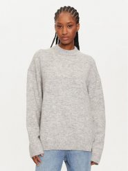 Calvin Klein Sweter J20J224636 Szary Regular Fit. Szare swetry klasyczne damskie CALVIN KLEIN, m, z syntetyku, bez kołnierzyka. Za 479.99 zł.