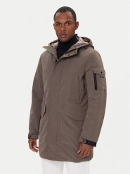 Geox Parka Velletri M5628F T3285 F1432 Brązowy Regular Fit. Brązowe parki męskie Geox, m, bez wzorów, z syntetyku. Za 1,579.00 zł.