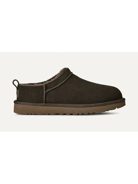 UGG Skórzane kapcie "Classic Micro" w kolorze brązowym rozmiar: 40. Brązowe kapcie damskie Ugg, ze skóry. Za 506.32 zł.