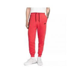 Spodnie Tech Fleece Rozmiar XS Czerwony - FB8002-672. Czarne szorty męskie Nike, bez wzorów, z polaru, eleganckie. Za 443.75 zł.