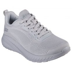 Buty Skechers Bobs Sport Squad Chaos - Face Off 117209 Ltgy szare. Szare buty sportowe na co dzień damskie bez wzorów, z dzianiny. Za 475.92 zł.
