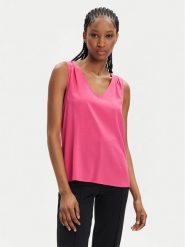 Vero Moda Bluzka Brit 10286648 Różowy Loose Fit. Czerwone bluzki damskie Vero Moda, m, bez wzorów, z wiskozy, bez ramiączek. Za 89.99 zł.