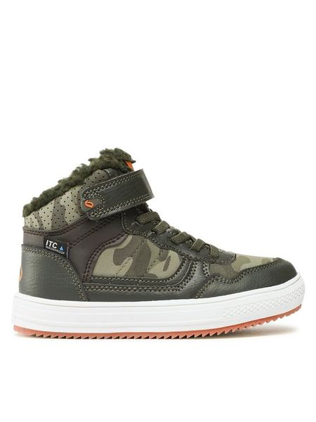 Leaf Sneakersy Sandvik LSAND101E Zielony. Zielone buty sportowe chłopięce Leaf, bez wzorów, ze skóry, bez zapięcia. Za 359.99 zł.