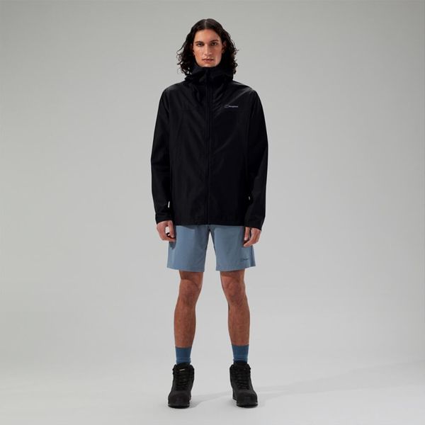 Kurtka przeciwdeszczowa męska Berghaus Deluge Pro 3.0 Jkt. Czarne kurtki męskie Berghaus, m, bez wzorów, bez kaptura. Za 527.99 zł.