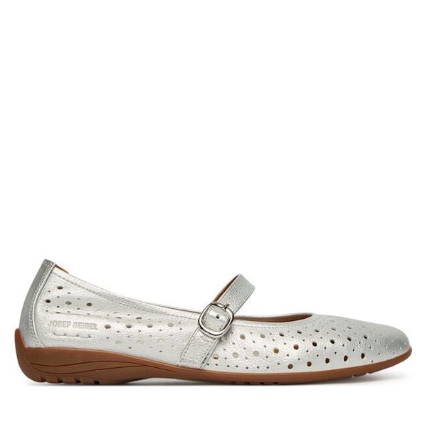 Baleriny Josef Seibel. Szare baleriny damskie Josef Seibel, bez wzorów, bez obcasa. Za 389.99 zł.