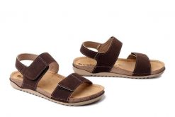 INBLU AA-70 043 ciemny brąz, sandały damskie. Brązowe sandały damskie Inblu, bez wzorów, bez obcasa. Za 101.90 zł.