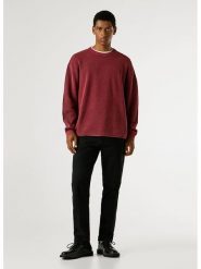Pepe Jeans Sweter "Frank" w kolorze czerwonym rozmiar: S. Czerwone swetry męskie Pepe Jeans, s, bez wzorów, z bawełny, bez kołnierzyka. Za 195.99 zł.