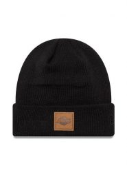 New Era Czapka Team Patch Cuff Bea 60565195 Czarny. Czarne czapki zimowe damskie New Era, z materiału. Za 129.99 zł.
