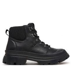 Trapery KARL LAGERFELD. Czarne buty zimowe męskie Karl Lagerfeld, bez zapięcia. Za 1,099.00 zł.