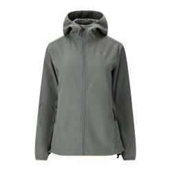 Softshell damski Whistler Luango. Szare kurtki softshell damskie WHISTLER, bez wzorów, z softshellu, bez kaptura. Za 269.99 zł.