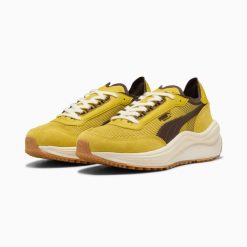 Buty sportowe męskie Puma RIDER ELITE żółte 40292212 r 42.5. Żółte buty sportowe na co dzień męskie Puma, bez zapięcia, trekkingowe. Za 281.36 zł.