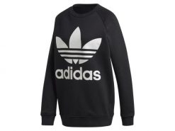 Bluza damska ADIDAS OVERSIZED SWEAT 32. Czarne bluzy bez kaptura damskie Adidas, uniwersalny, z bawełny. Za 329.00 zł.