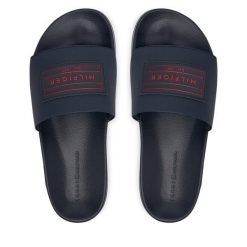 Klapki Tommy Hilfiger. Niebieskie klapki i japonki męskie Tommy Hilfiger. Za 189.99 zł.