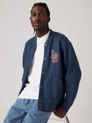 Levi's Kurtka w kolorze granatowym rozmiar: S. Niebieskie kurtki męskie Levi's, s, z aplikacjami, bez kaptura. Za 127.05 zł.