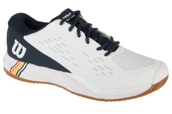 Buty do tenisa męskie Wilson Rush Pro Ace. Białe obuwie do biegania damskie Wilson. Za 429.99 zł.